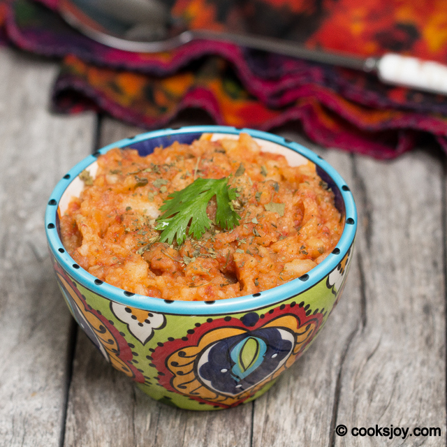 Potato Tomato Gravy | Cooks Joy