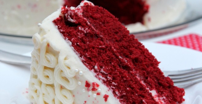 Red Velvet Cake with Cream Cheese Frosting