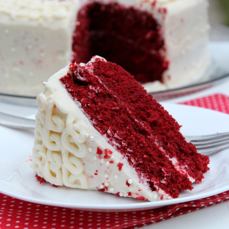 Red Velvet Cake with Cream Cheese Frosting