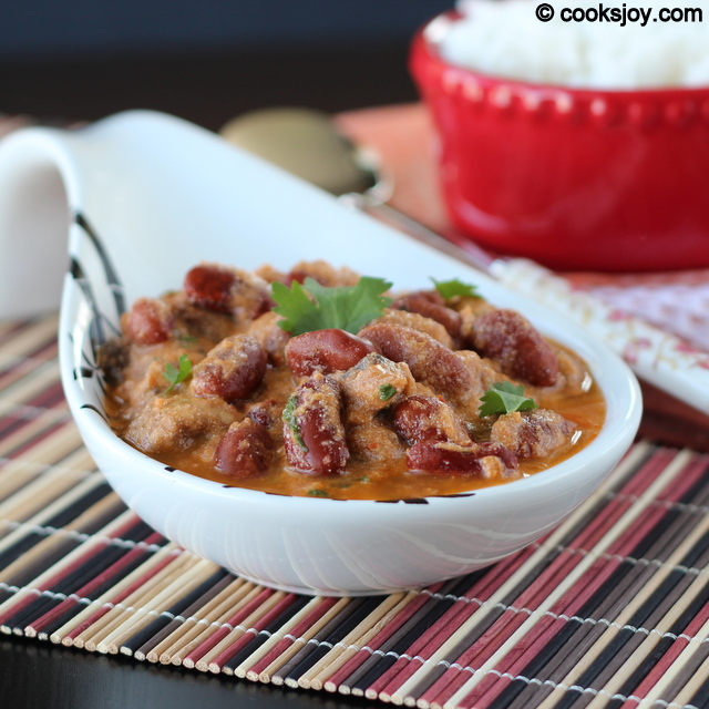 Mushroom Rajma Curry| Cooks Joy