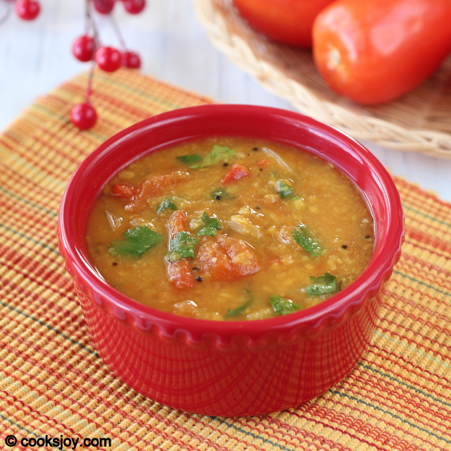 Tomato Sambar | Cooks Joy
