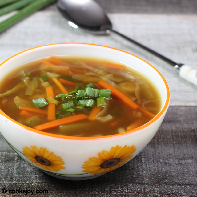Chinese Vegetable Soup (Hot and Sour Soup) | Cooks Joy