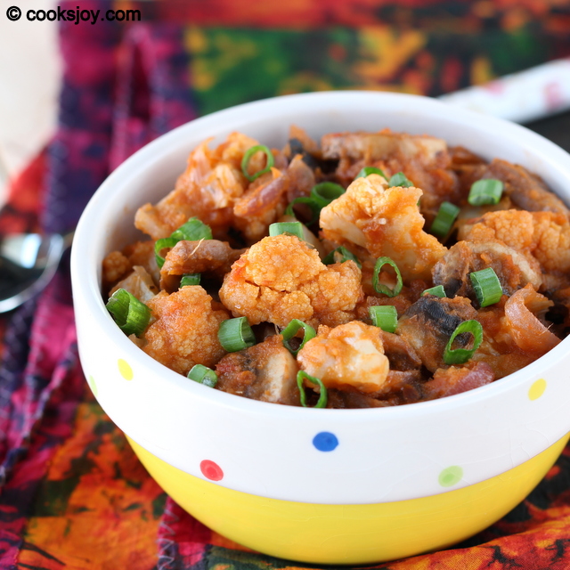 Cauliflower Mushroom Curry | Cooks Joy
