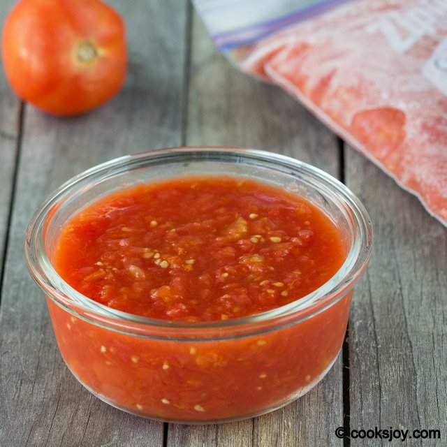 Freezing crushed tomatoes | Cooks Joy