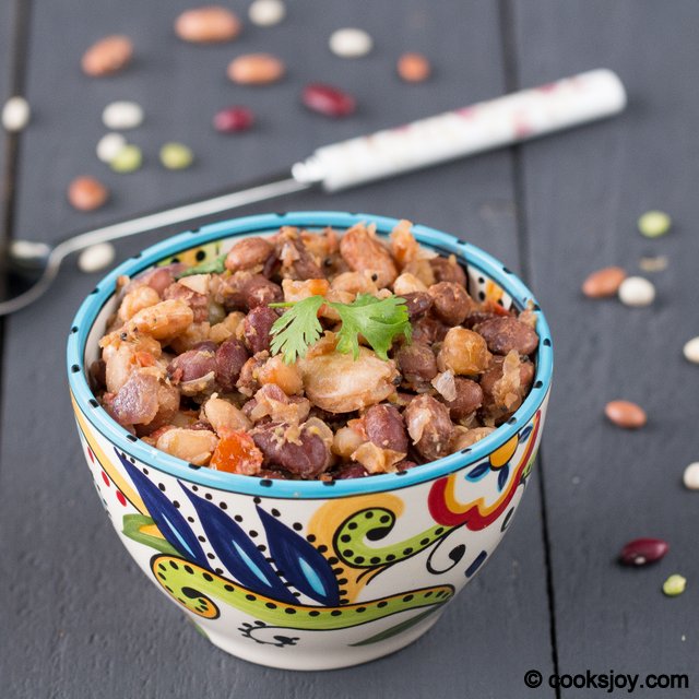 15 Bean Masala Sundal | Cooks Joy