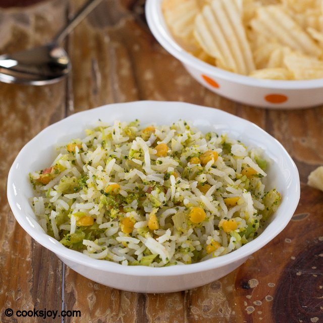 Broccoli Lentil Rice | Cooks Joy