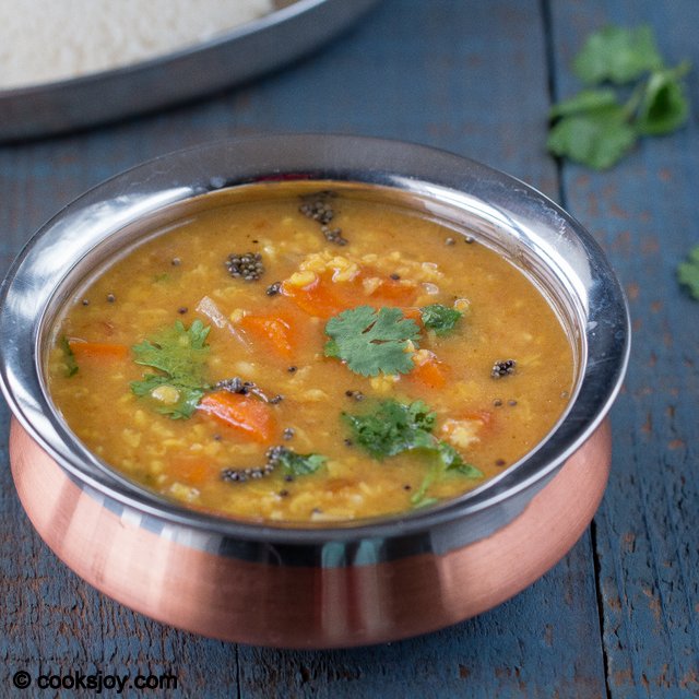 Moong Dal Sambar (Lentil Stew) | Cooks Joy