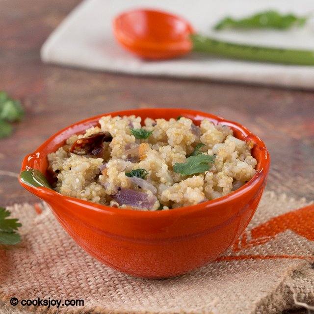 Quinoa Upma | Cooks Joy