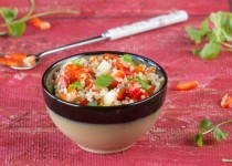 Roasted Red Bell Pepper Quinoa Salad