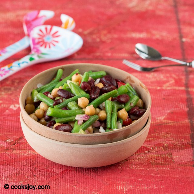 Three Bean Salad | Cooks Joy